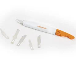 Fiskars Easy Change Detail Knife Kit (1 Case, 1 Handle, 11 Blades)