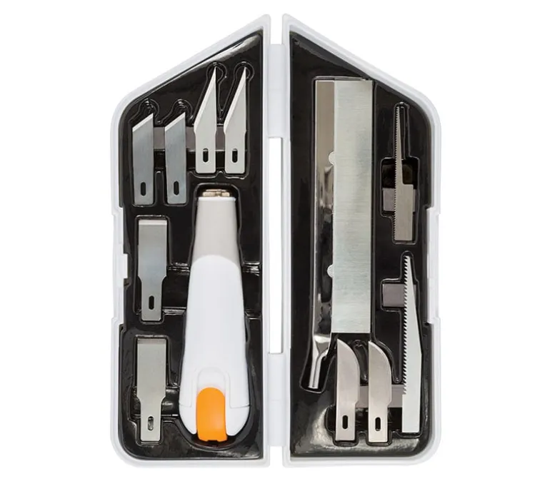 Fiskars Heavy-Duty Easy Change Detail Knife Set Diy (11 Blades)