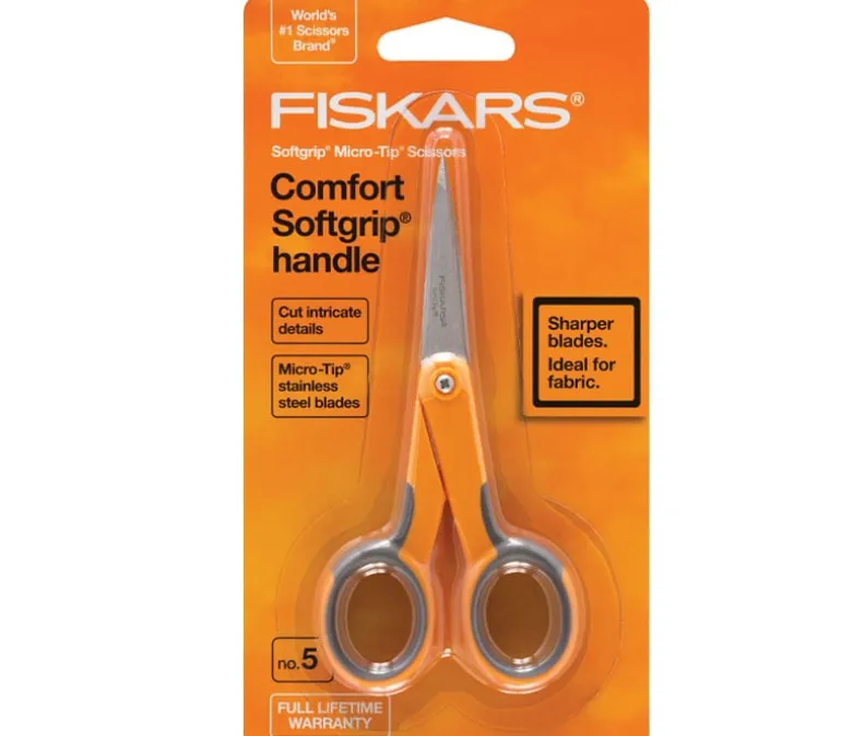 Fiskars® Premier No.5 Softgrip® Micro-Tip Scissors