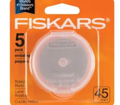 Fiskars® Straight Rotary Blade (45 mm.) – 5Pk
