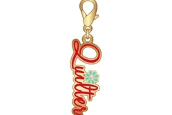 Flag Quilt Block Enamel Zipper Pull Charm