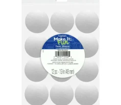 FloraCraft Ball – Styrofoam – 1.9-inch – 12 Piece – White