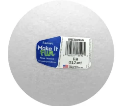 FloraCraft Ball – Styrofoam – 6-inch – 1 piece – White