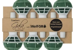 FloraCraft WetFoM Floral Bouquet Holder – 6pc. – Green