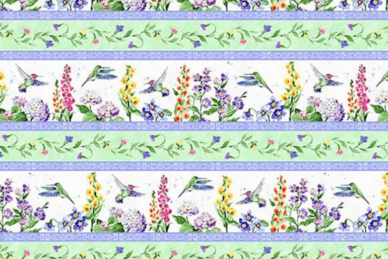 Floral Flutter Large Floral Toss on Gray