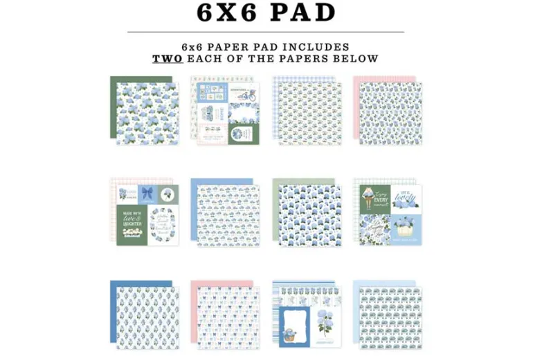 Flower Shoppe 6×6 Paper Pad