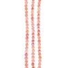 Flower Strand Bead 9mm – Orange Crystal