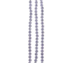 Flower Strand Bead 9mm – Purple Alabaster