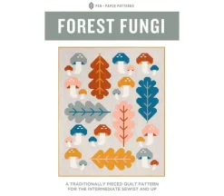 Forest Fungi Quilt Sewing Pattern #PPP35
