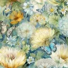 Forest Whisper Forest Florals and Butterflies Border Stripe