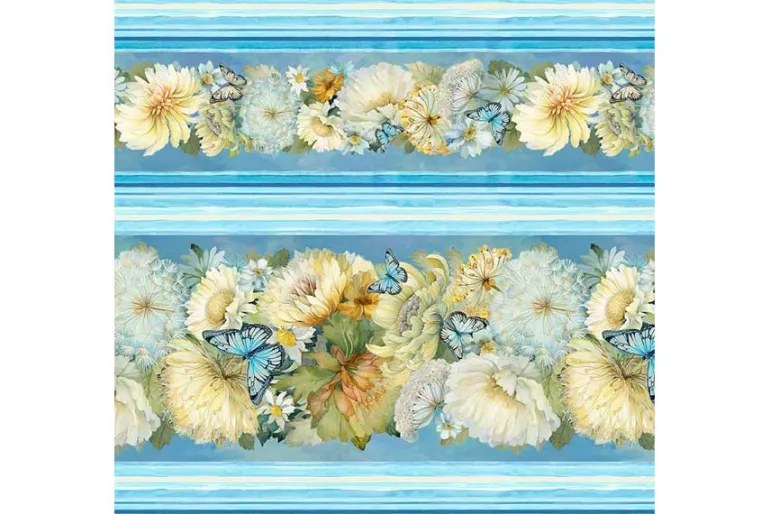 Forest Whisper Towel Band Cut, 22-1/2-inches by 42/43-inches.