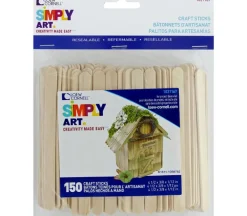 Forster Woodsies Craft Sticks – 150 Piece