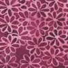 French Rose Batiks Floral in Punch Pink