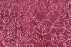 French Rose Batiks Floral in Punch Pink