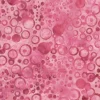 French Rose Batiks Spirals in Ruby