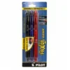 Frixion Clicker Pen Assortment Fine Point 0.7mm 3pk – Black, Blue and Red