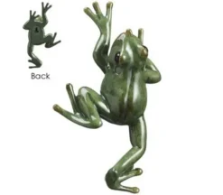 Frog Wall Decor – Green – 6-inch