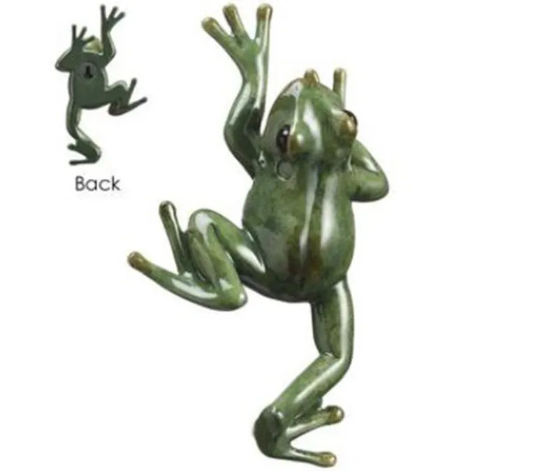 Frog Wall Decor – Green – 6-inch