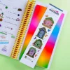 Fuzzy Heart To Heart Stickers