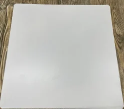Galvanized Metal Wall Art Sheet – 12×12 – White
