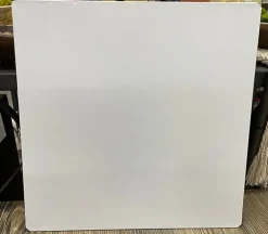 Galvanized Metal Wall Art Sheet – 12×12 – White