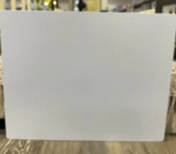 Galvanized Metal Wall Art Sheet – 14×18 – White