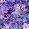 Garden Delight Packed Florals in Purple