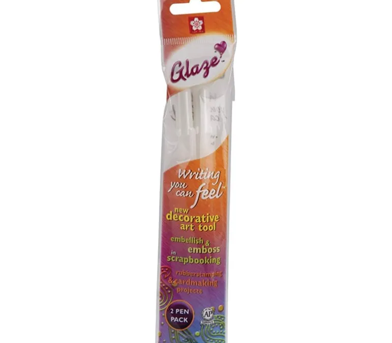 Gelly Roll Glaze Pen – White – 2 Piece