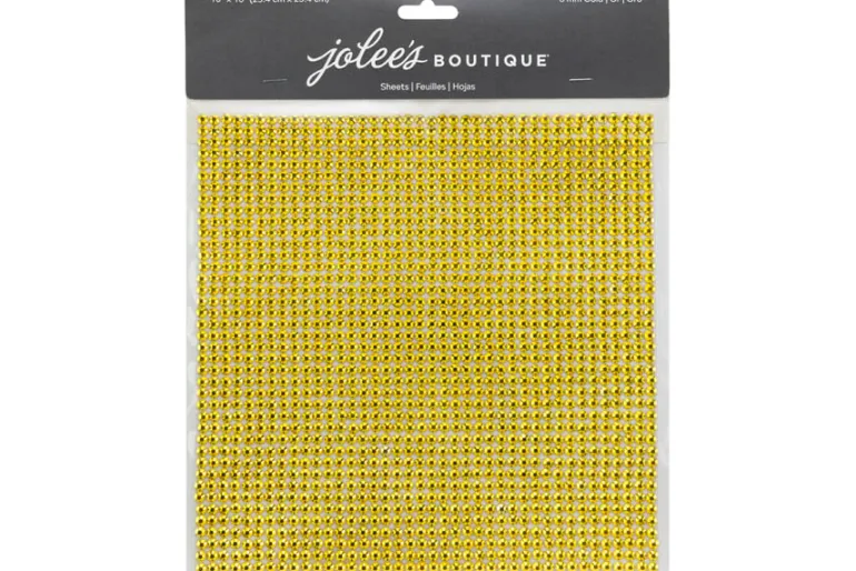 Gem Sheet – 10″X10″ – 6mm – Gold