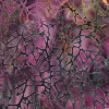 Geode Glow Batik Agate in Mottled Burgundy and Gold