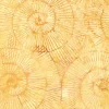 Geode Glow Batik Spiral in Amber Yellow