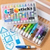 Geo Sticks Vibrant Tempera Paint Set
