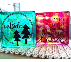 Glass Block Glass Block for Vinyl, Lights & DIY Décor