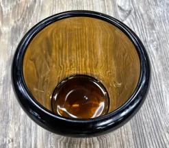 Glass Candle Holder – Brown