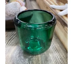 Glass Candle Holder – Emerald