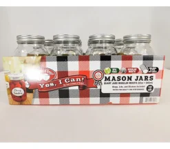 Glass Canning Jar – Quart – 32-ounce – 12 Piece