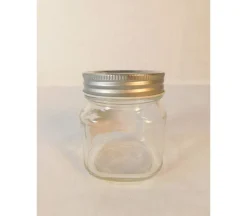 Glass Jar with Metal Lid