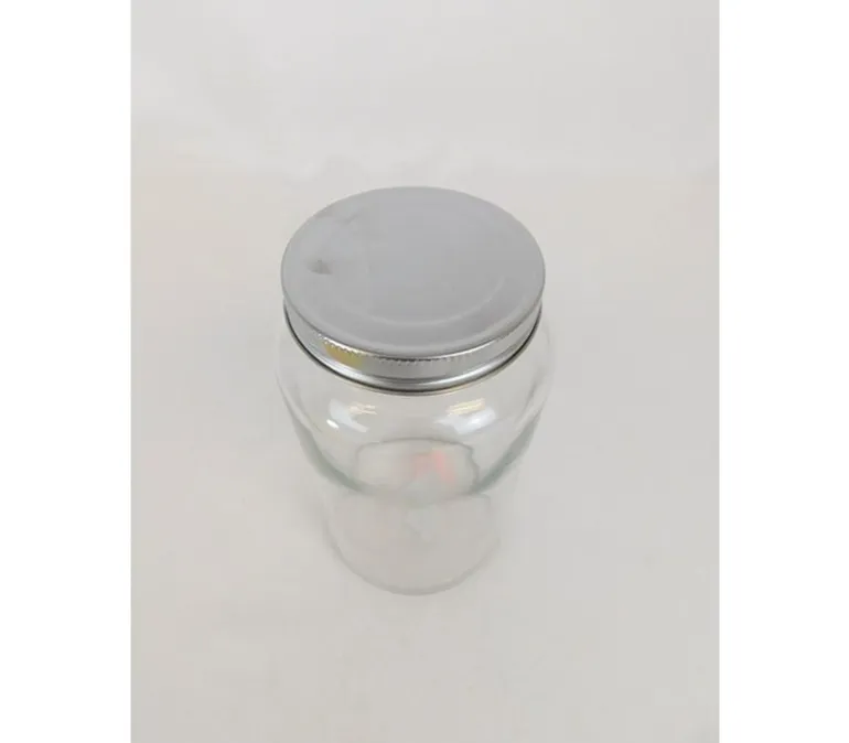 Glass Jar with Metal Lid – Large
