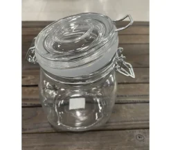 Glass Jar with Snap Lid