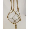 Glass Planter with Jute Hanger