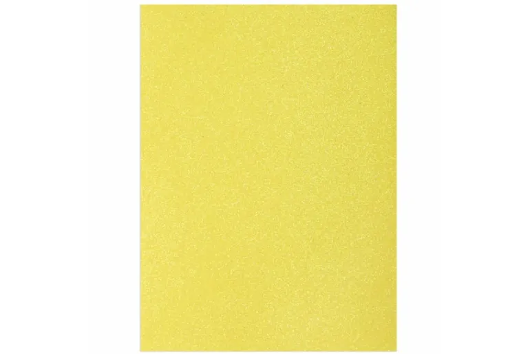 Glitter Foam Sheet – 2mm 9″X12″ – Yellow