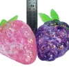 Glow-in-the-Dark Strawberry Sugar Squish Toy – Assorted