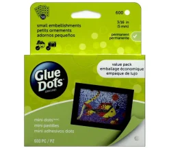 Glue Dots – Mini – Permanent – 3/16-inch – 600 Piece