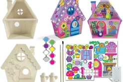 Gnome Garden Wind Chime Wood Craft & Paint Kit