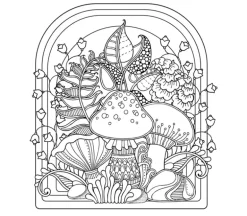 Goblincore Coloring Book