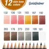 Goldfaber Color Pencils – 12ct Skin Tones Set