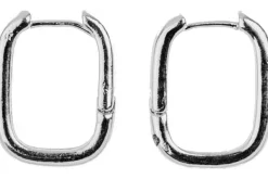 Gold Huggie Hoop Earring Findings with Loop, 12×13.5mm, 8 Pieces
