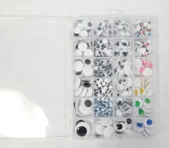 Googly Eye Set – 640-Piece Assorted Craft Eyes