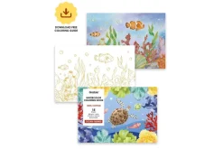 Grabie Watercolor Coloring Book – Ocean