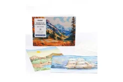 Grabie Watercolor Coloring Book – Landscapes